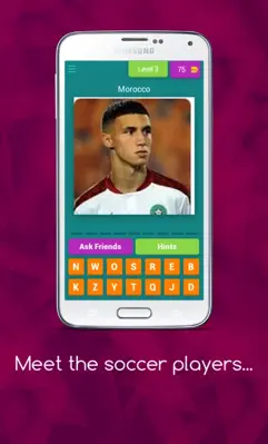 Meet the soccer players... android App screenshot 3