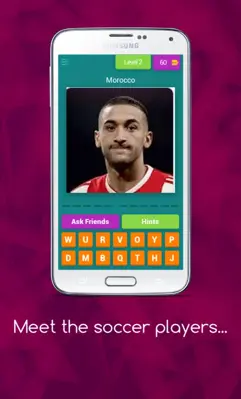 Meet the soccer players... android App screenshot 4