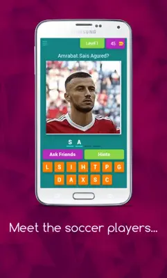 Meet the soccer players... android App screenshot 6